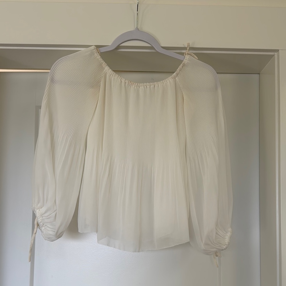 Wilfred off-shoulder blouse